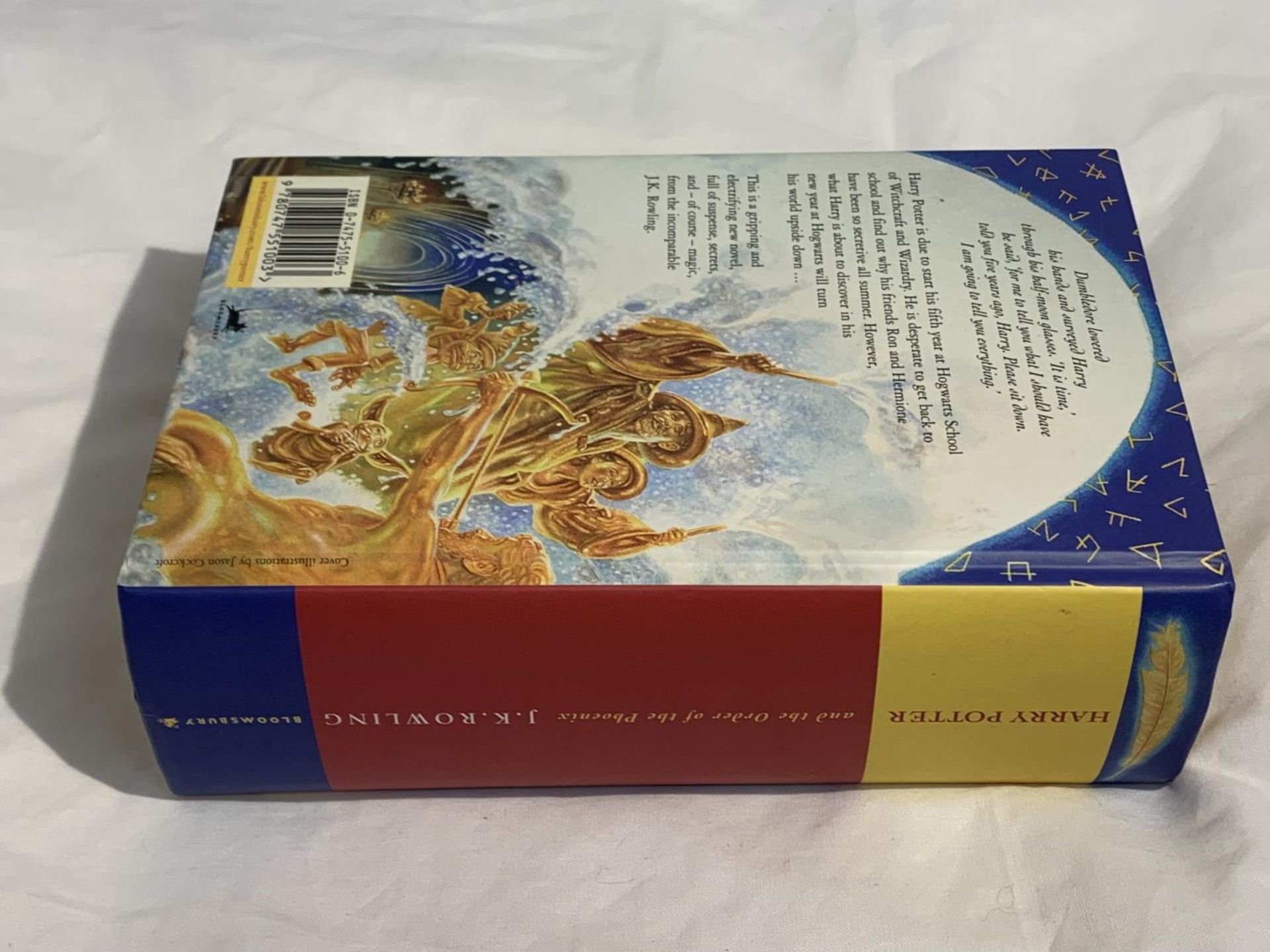 A HARDBACK FIRST EDITION - HARRY POTTER AND THE ORDER OF THE PHOENIX, NO DUST JACKET BY J.K. - Image 3 of 5