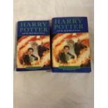 TWO HARRY POTTER AND THE HALF-BLOOD PRINCE FIRST EDITIONS BY J.K. ROWLING, ONE BEING A HARDBACK