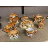 A QUANTITY OF PRICES AND BURLINGTON COTTAGE WARE TO INCLUDE, TEAPOT, BISCUIT BARREL, BUTTER