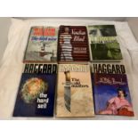 A COLLECTION OF FIRST EDITION HARDBACK NOVELS BY WILLIAM HAGGARD, TO INCLUDE THE ANTAGONISTS,
