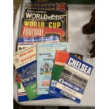 FIVE 1966 WORLD CUP MAGAZINES PLUS A CHELSEA V MANCHESTER CITY OCTOBER 1970 PROGRAMME, MANCHESTER
