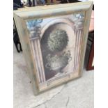 TWO LARGE FRAMED PRINTS OF HORTICULTURAL INTEREST