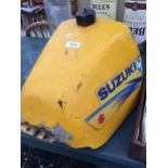 A VINTAGE SUZUKI EML FUEL TANK WITH CAP