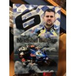 A MICHAEL DUNLOP METAL SIGN