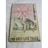 A HARDBACK FIRST EDITION - YOU ONLY LIVE TWICE BY IAN FLEMING, WITH DUST JACKET - PUBLISHED 1964.