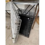 THREE VARIOUS FOLDING PET CAGES