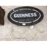 A VINTAGE ILLUMINATED GUINNESS SIGN