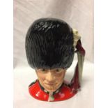 A LARGE ROYAL DOULTON TOBY JUG ' THE GUARDSMAN'