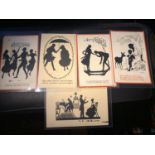 FIVE WWI GERMAN BLACK AND WHITE POSTCARDS IN PLASTIC WALLETS