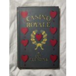 A HARDBACK FIRST EDITION - CASIN0 ROYALE BY IAN FLEMING, WITH DUST JACKET - PUBLISHED 1953. JONATHAN