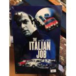 AN ITALIAN JOB METAL SIGN