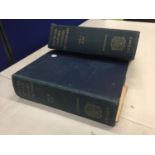 TWO VOLUMES OF THE SHORTER OXFORD ENGLISH DICTIONARY A-M AND N-Z