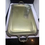 A MARKED 925 SILVER SANDWICH TRAY GROSS WEIGHT 487 GRAMS