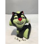 A LORNA BAILEY HAND PAINTED AND SIGNED CAT GROWLER
