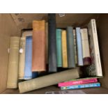 A QUANTITY OF NON FICTION AND FICTION BOOKS TO INCLUDE, THE CHILDREN'S BIBLE, GARDENING BOOKS, ETC