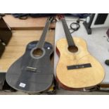 TWO ACOUSTIC GUITARS