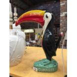 A LARGE ADVERTISING GUINNESS TOUCAN HEIGHT 40CM