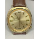 A VINTAGE GENTS 1970'S DIMETRON SUPER FLAT ANTIMAGNETIC MANUAL WIND WATCH 37MM SEEN WORKING BUT NO