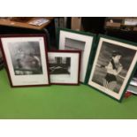 FOUR FRAMED SEMI EROTIC PRINTS