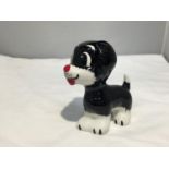 A LORNA BAILEY HAND PAINTED AND SIGNED DOG BENGO