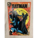 A FIRST EDITION DC BATMAN COMIC NO. 423 PUBLISHED SEPTEMBER 1988 NO VAT