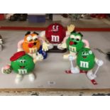 FIVE M AND M'S ADVERTISING FIGURES