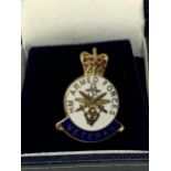 A BOXED HM ARMED FORCES VETERAN BADGE