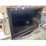 A PANASONIC VIERA 32" TELEVISION WITH REMOTE CONTROL MODEL NO. TX-32LMD70A