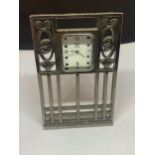 A SMALL ART DECO STYLE CLOCK