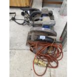 TWO ELECTRIC BELT SANDERS AND A CIRCULAR SAW