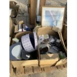 AN ASSORTMENT OF HOUSEHOLD CLEARANCE ITEMS TO INCLUDE DVDS AND ELECTRONICS ETC
