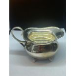 A HALLMARKED BIRMINGHAM SILVER CREAM JUG GROSS WEIGHT 151.2 GRAMS