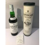 A 70CL LAPHROAIG SINGLE ISLAY MALT SCOTCH WHISKY 10 YEARS OLD 40% VOL. PROCEEDS TO GO TO EAST