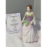 A ROYAL DOULTON FIGURE OF THE YEAR 1997 JESSICA HN 3850 WITH CERTIFICATE