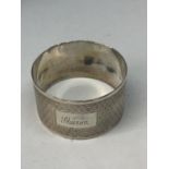 A HALLMARKED SHEFFIELD NAPKIN RING GROSS WEIGHT 19.3 GRAMS