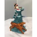 A ROYAL DOULTON FIGURINE AUTUMNTIME