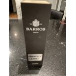 A 75 CL BOTTLE OF 2007 BARROS PORT (CONSIDERED TO BE THE BEST YEAR OF THE DECADE)