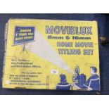 A MOVIELUX 8MM AND 16MM HOME MOVIE TILING SET