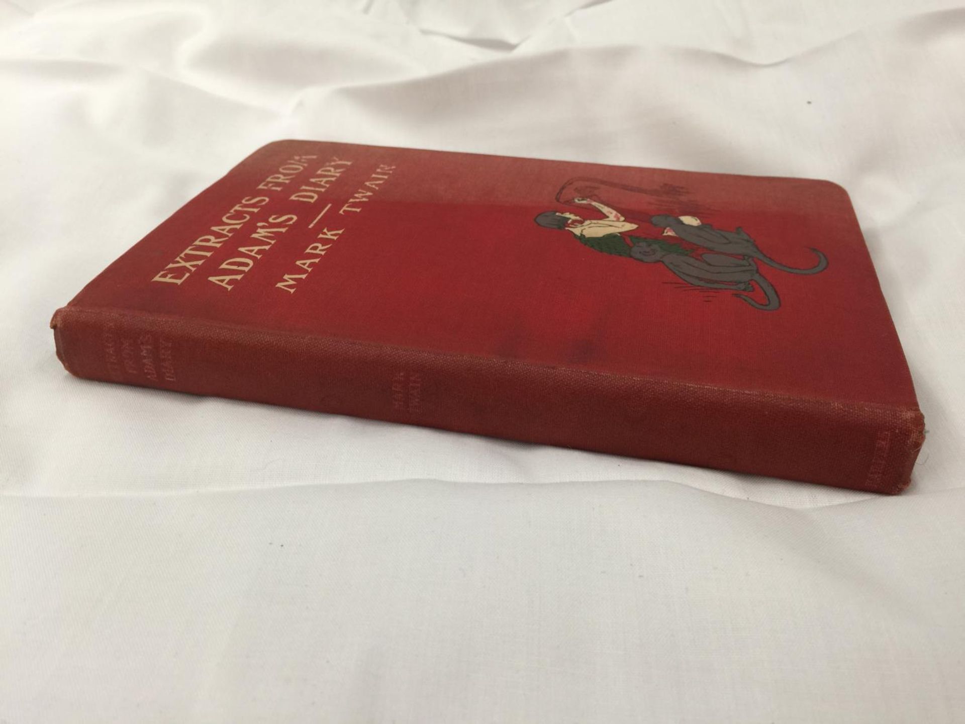 A FIRST EDITION EXTRACTS FROM ADAM'S DIARY HARDBACK BY MARK TWAIN - PUBLISHED 1904 BY HARPER & - Image 7 of 7