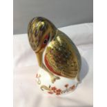 A ROYAL CROWN DERBY FIRSTS KINGFISHER