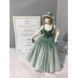 A ROYAL DOULTON LADY OF THE YEAR 2001 'ELEANOR' WITH CERTIFICATE OF AUTHENTICITY