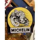 A METAL MICHELIN SIGN
