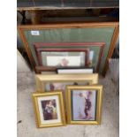 AN ASSORTMENT OF FRAMED PRINTS AND PICTURES