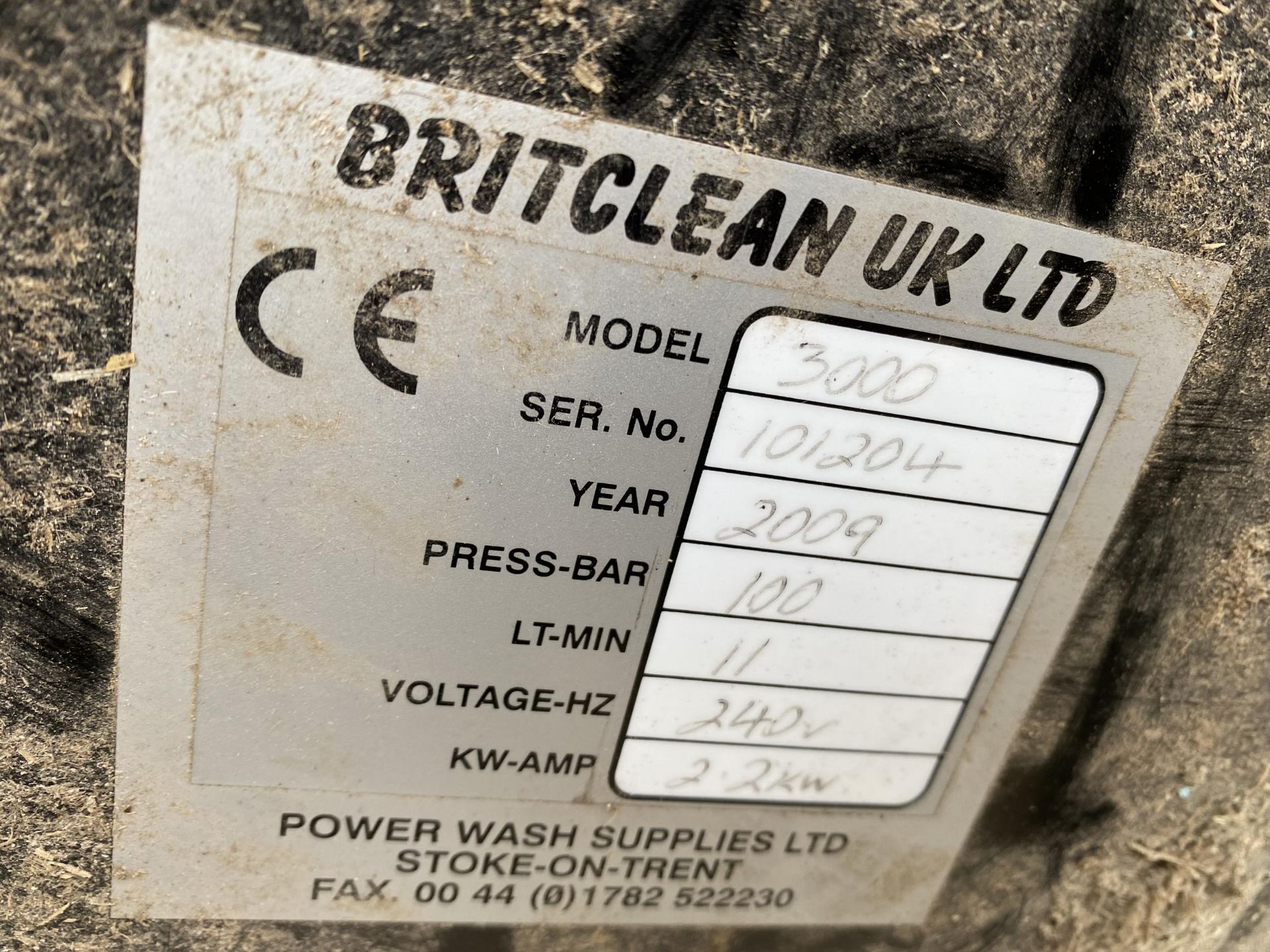 2009 BRITCLEAN 24V STEAM CLEANER GOOD WORKING ORDER + VAT - Image 4 of 4