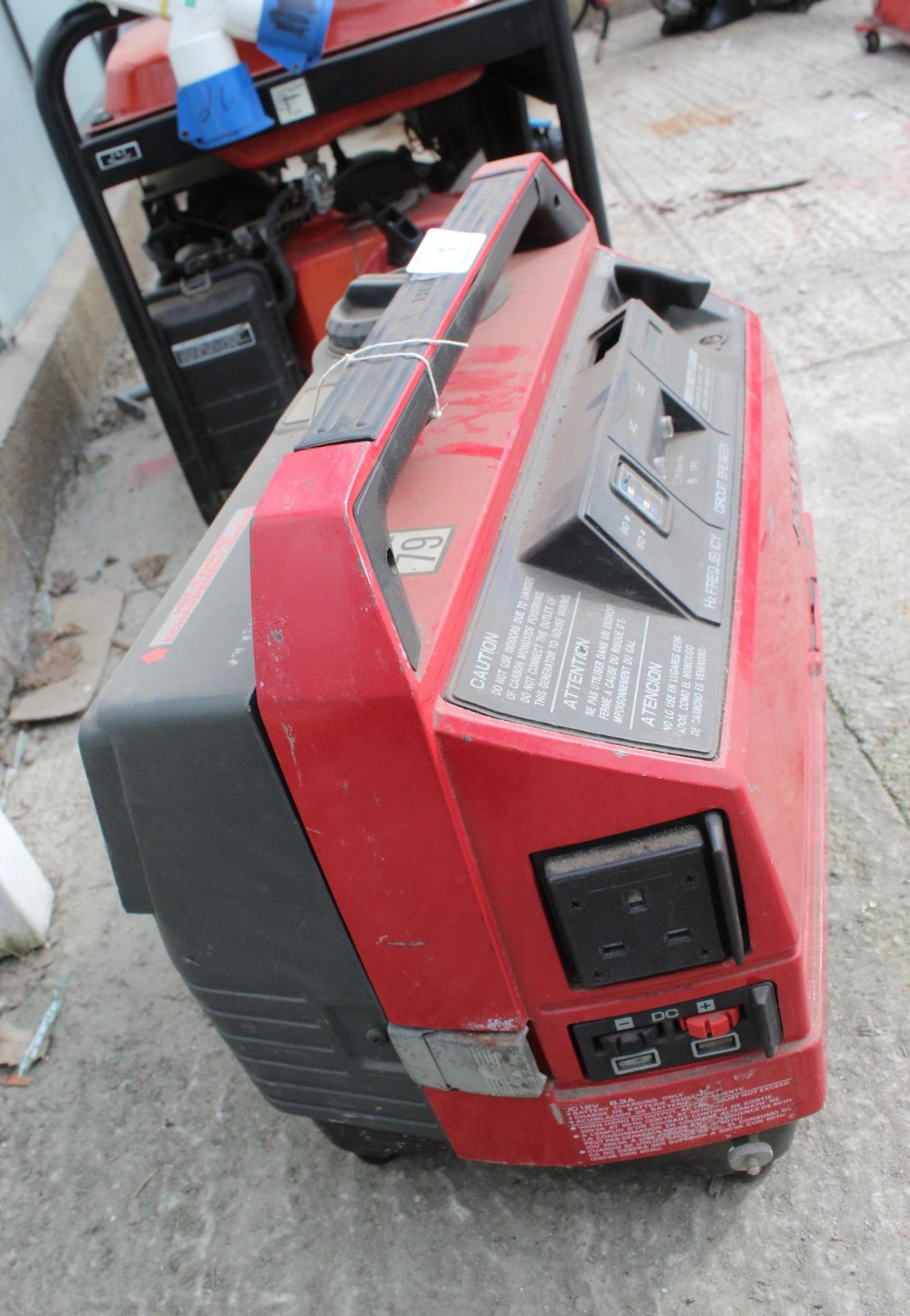 HONDA EX656 SILENT GENERATOR + VAT - Image 2 of 2