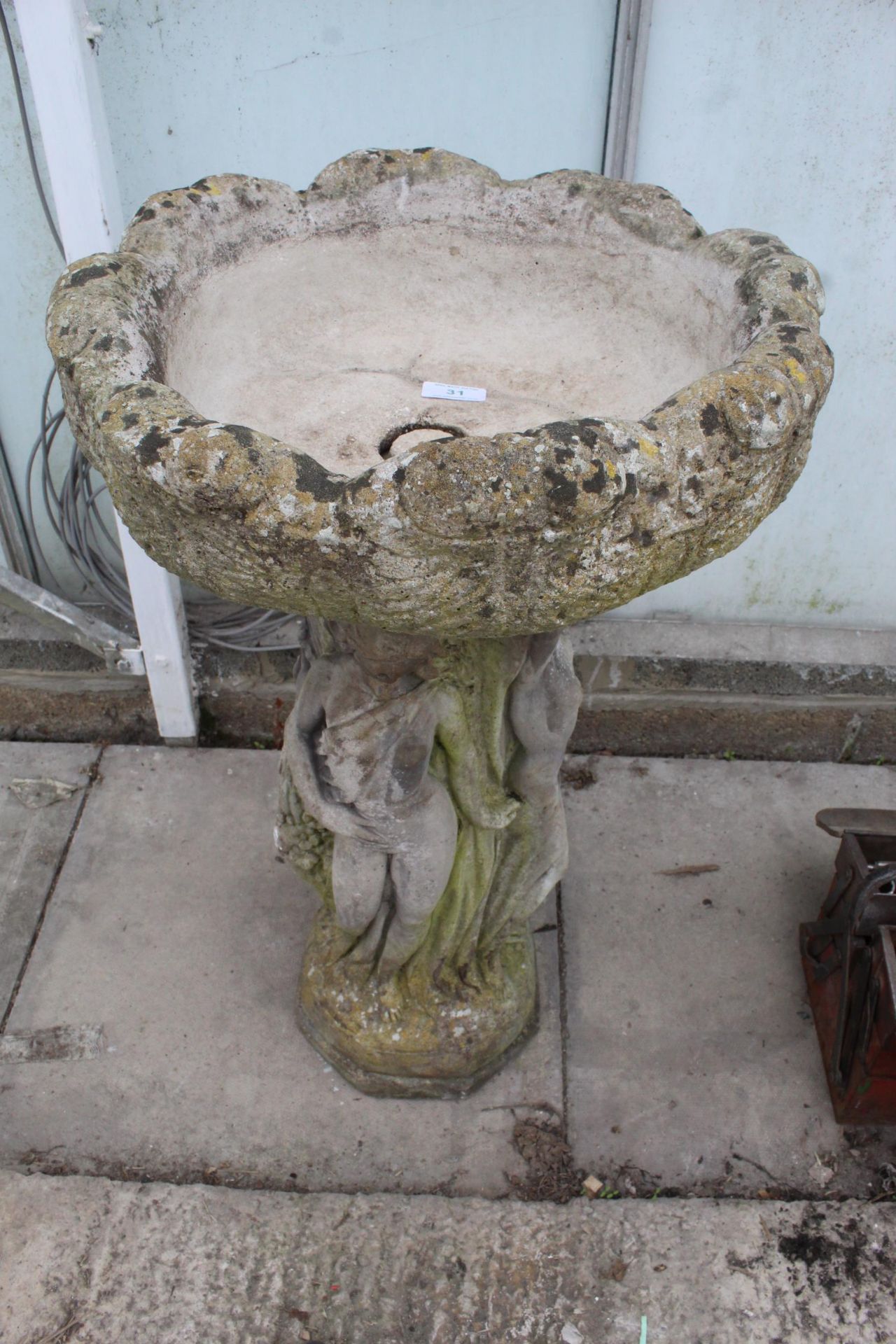 3 GRACES ORNAMENTAL BIRDBATH NO VAT