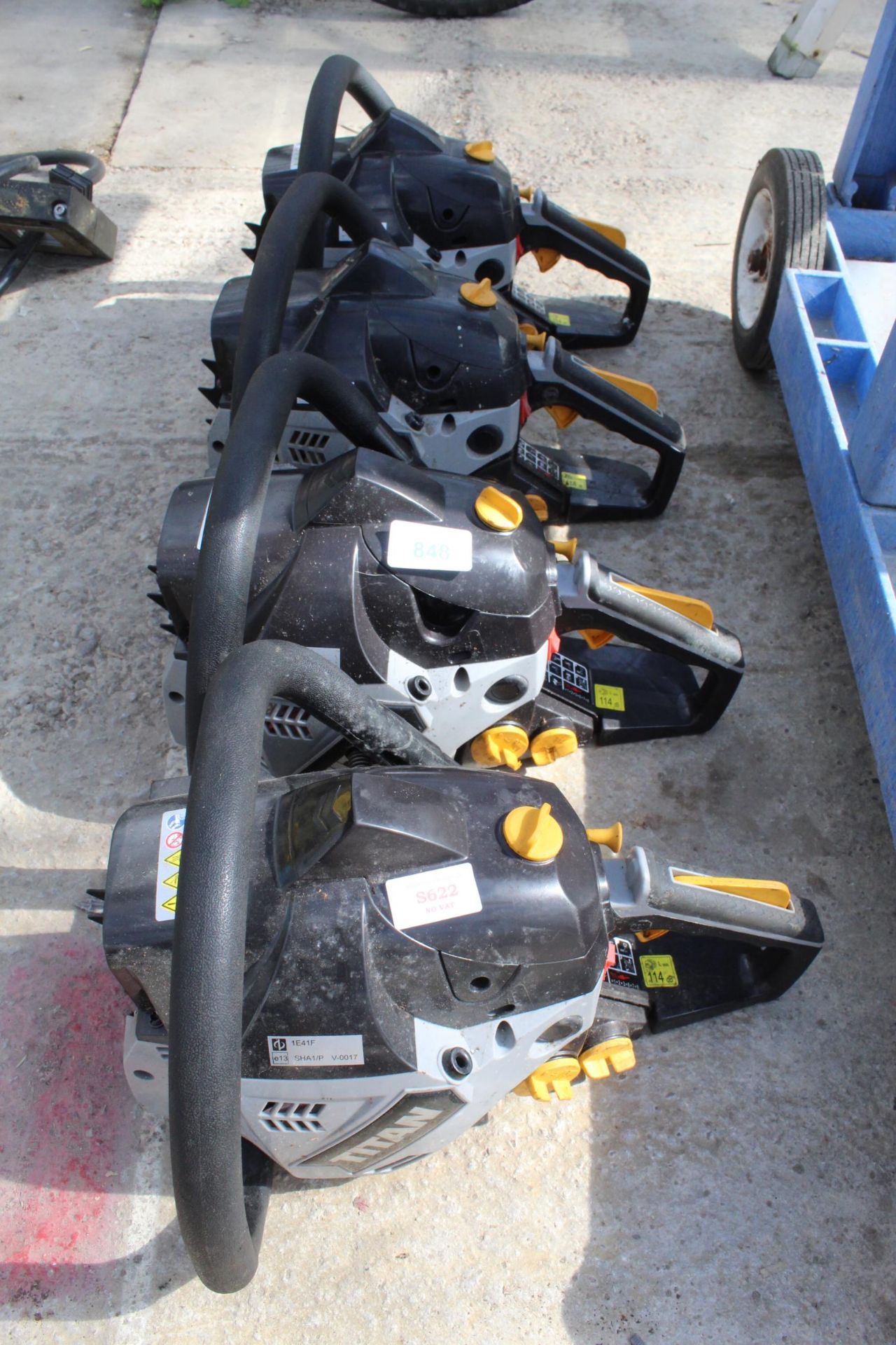 4 TITAN CHAINSAW ENGINES NO VAT