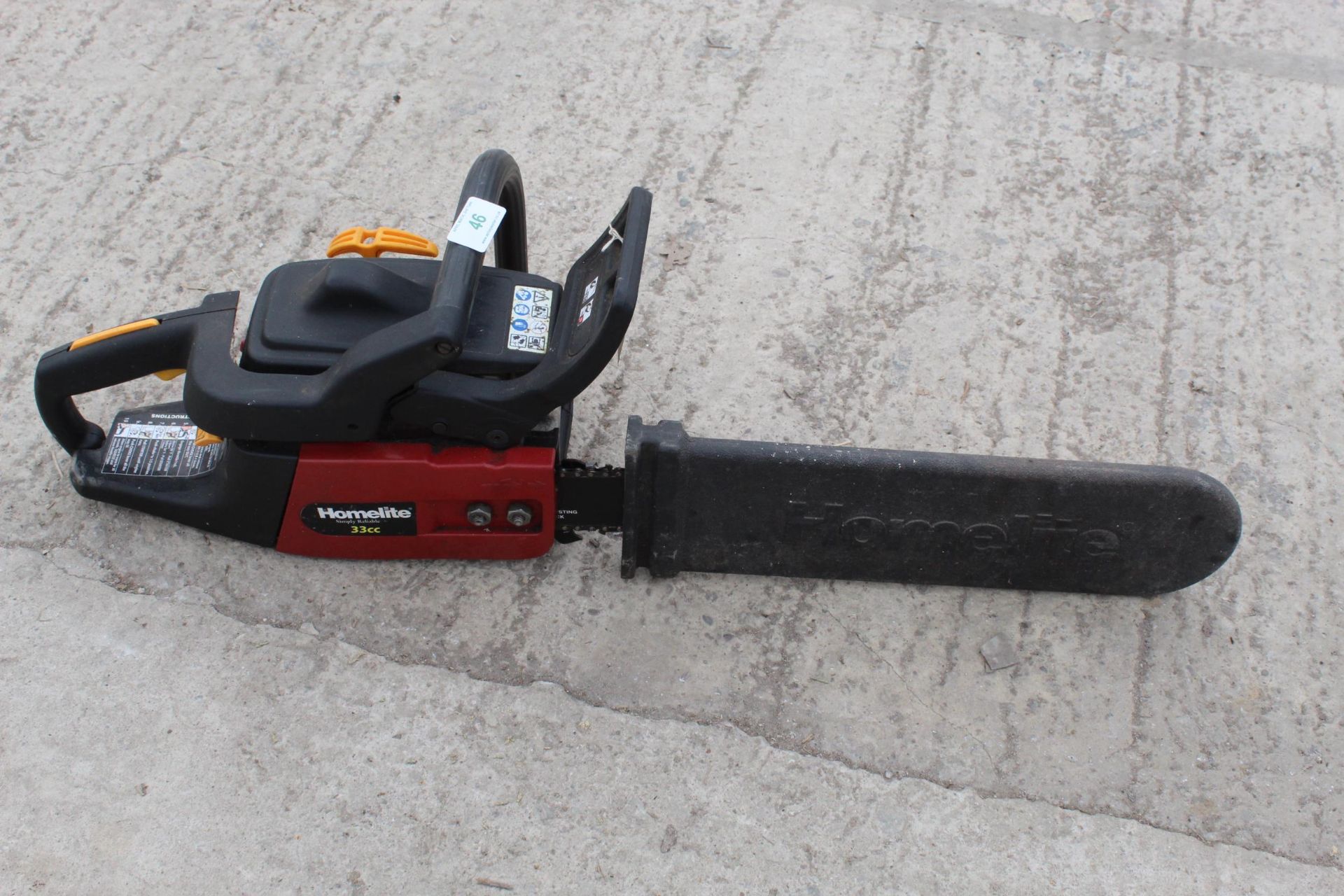 HOMELITE CHAINSAW NO VAT