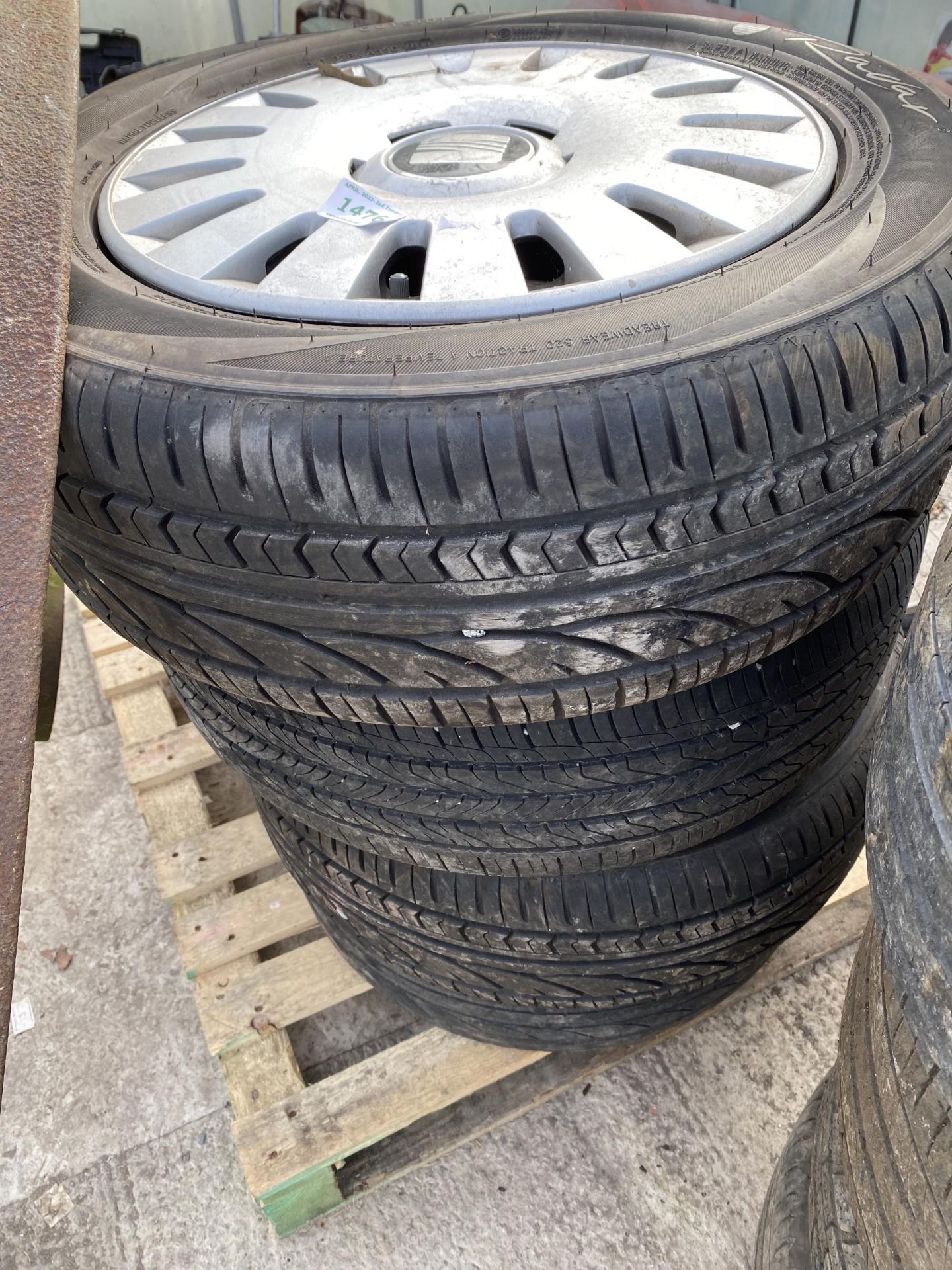 4 SEAT WHEELS AND TYRES NO VAT