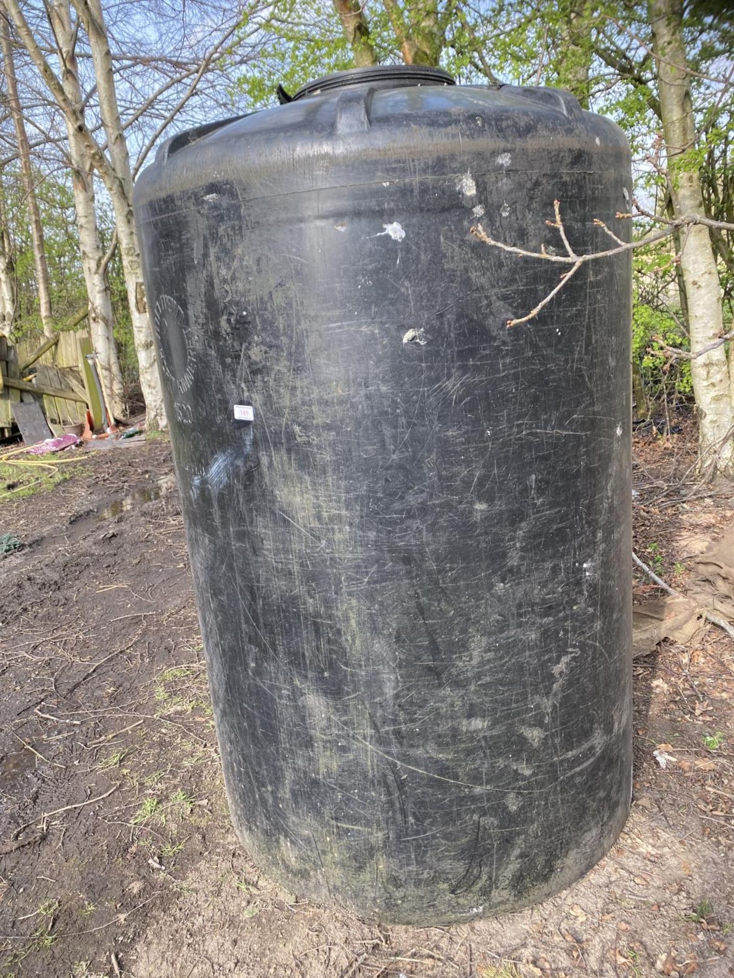 A BLACK TANK USED FOR WATER + VAT